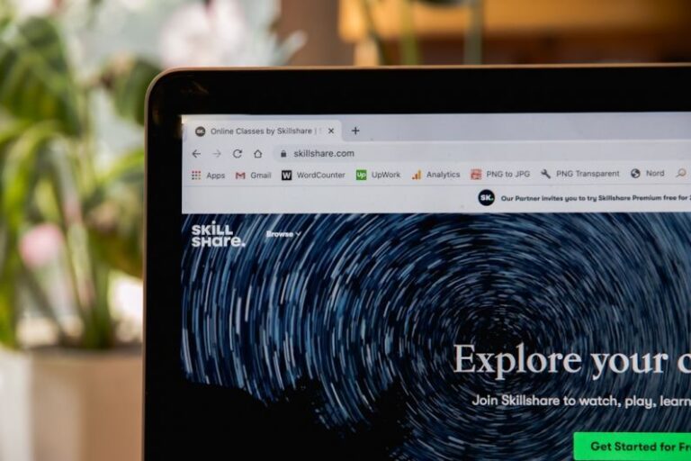 MOOCs - a computer screen with a web page on it